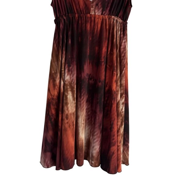 Donutz Inc Tie-Dye Sleeveless Dress Retro Y2K Fairy Grunge Empire Small Vintage - Picture 3 of 6
